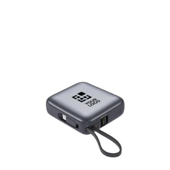 Batterie externe avec câbles intégrés et charge rapide 10 000 mAh