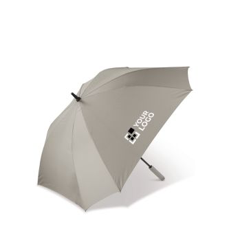 Grand parapluie avec design carré et résistant au vent Ø121 avec zone d'impression