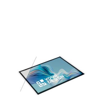 Paillasson rectangulaire avec support antidérapant 50x75 cm