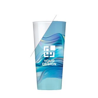 Gobelet réutilisable fabriqué en Europe en bioplastique 500ml