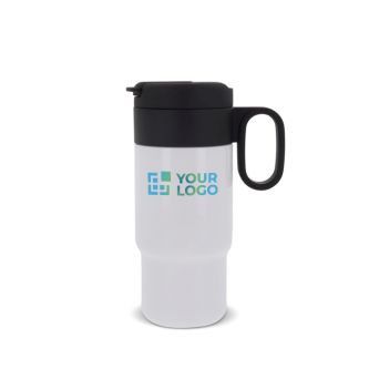 Gobelet en acier inoxydable avec couvercle servant de tasse 300ml avec zone d'impression