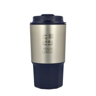 Mug de voyage en acier inoxydable avec couvercle anti-fuite 450 ml