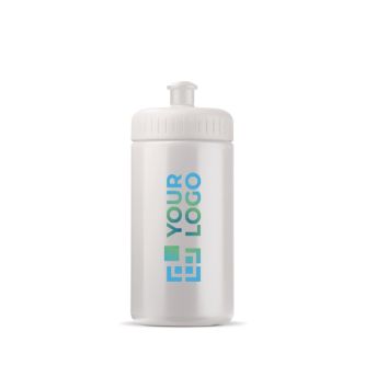 Bidon en plastique sans BPA et 100% anti-fuite 500ml avec zone d'impression