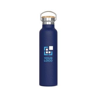 Gourde thermique avec revêtement et anse de transport 650ml avec zone d'impression