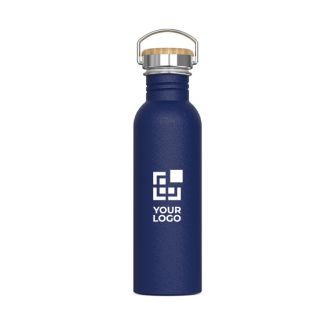 Gourde en acier inoxydable anti-fuite avec revêtement poudré 750 ml
