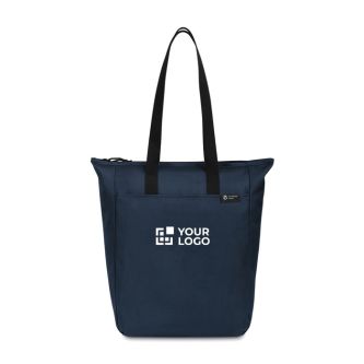 Sac à fermeture éclair en rPET recyclé avec poche avant