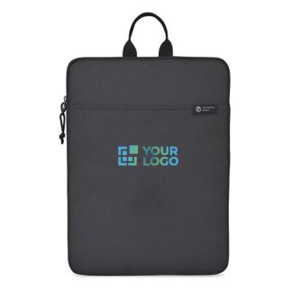 Housse d’ordinateur RPET avec compartiment matelassé zippé 16"