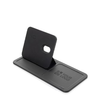 Plateau en polyester recyclé avec chargeur sans fil 3 en 1