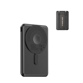 Powerbank 5‑en‑1 écologique avec câbles de charge et support 5 000 mAh