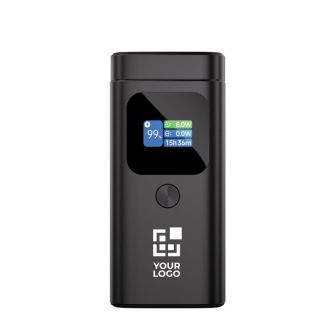 Powerbank en aluminium résistant et écran couleur HQ 15 000 mAh