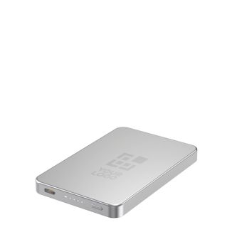 Batterie externe magnétique écologique, charge sans fil 15 W 5 000 mAh