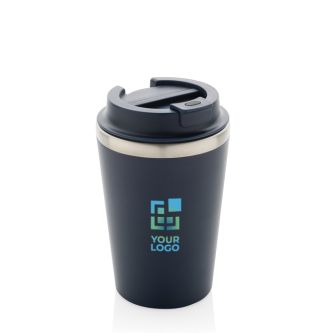Mug thermique à double paroi écologique couvercle anti-goutte 350ml