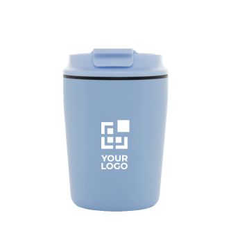 Tasse isotherme en plastique avec couvercle anti-goutte 220 ml