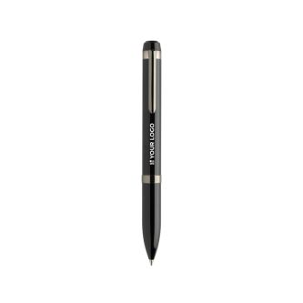 Stylo en métal à rotation fluide Swiss Peak encre bleue 1 200 m