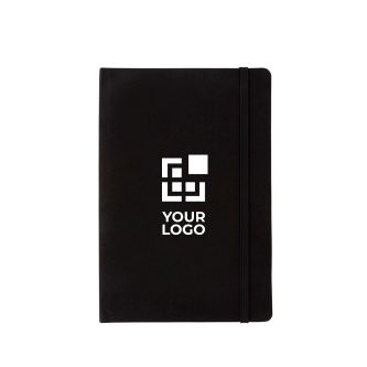 Cahier en matériaux recyclés avec élastique