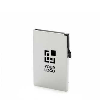Porte-cartes magnétique en aluminium pour téléphone avec blocage RFID