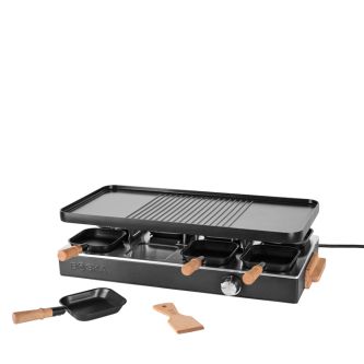 Appareil à raclette avec plaque réversible antiadhésive Boska