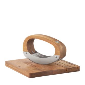 Set cuisine couteau basculant et planche à découper AdHoc RoccaVerde