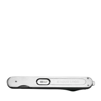 Tire-bouchon à mécanisme vertical en acier inoxydable PushPull AdHoc