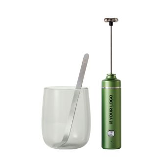 Set matcha en coffret avec verre et mousseur 250 ml AdHoc Chado