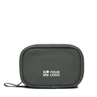 Trousse de secours en polyester recyclé avec accessoires