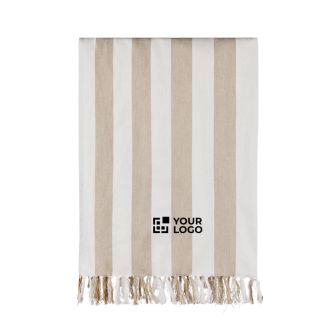 Serviette hammam familiale en coton recyclé 200 g/m² 180 x 180 cm