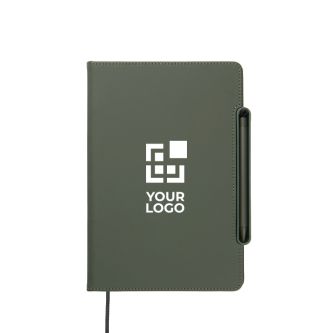 Carnet rechargeable A5 avec support pour téléphone, pages lignées