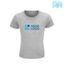 T-shirt taille enfant avec logo de la marque avec zone d'impression