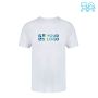 T-shirt enfant blanc à col rond 100% coton 160 g/m²