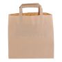 Sac moyen en papier kraft avec anses en papier et certification FSC