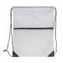 Sac à cordons en RPET avec poche frontale zippée 210T