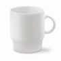 Tasse en porcelaine blanche empilable fabriquée en UE 250ml