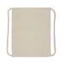 Sac à dos en coton avec cordons et certification OEKO-TEX 140 g/m2