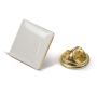 Pin carré en métal doré à personnaliser 15x15cm