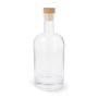 Gourde durable en verre avec couvercle FSC 750ml