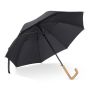 Parapluie en RPET avec poignée en bois et design particulier Ø103