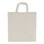 Sac en coton OEKO-TEX avec poignées courtes 140 g/m2