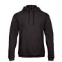Sweat-shirt pour homme avec poche kangourou et capuche 270 g/m² B&C couleur noir