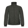 Veste en polyester pour homme coupe-vent et imperméable B&C couleur noir