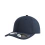 Casquette en polyester recyclé avec fermeture velcro 255 g/m²