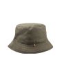 Chapeau de pêcheur réversible en polyester avec intérieur coloré couleur vert olive
