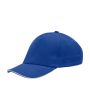 Casquette enfant en coton avec détail coloré sur la visière 255 g/m2
