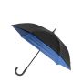 Parapluie automatique en pongé avec intérieur coloré Ø132