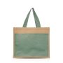 Sac de courses en coton et jute avec poche frontale 11 kg