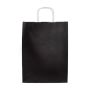 Sac en papier kraft en plusieurs couleurs avec poignées 90 g/m² couleur noir