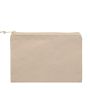 Petit sac coton idéal pour cosmétiques avec fermeture éclair 310 g/m²