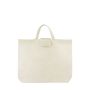 Sac pliable pour courses en coton avec poignées courtes 110 g/m²