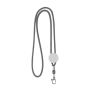 Lanyard tubulaire moderne en polyester avec mousqueton 3 cm