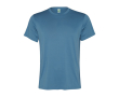 T-shirt technique en polyester recyclé 100 g/m² Roly Direct Slam couleur bleu bondi