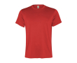T-shirt technique en polyester recyclé 100 g/m² Roly Direct Slam couleur rouge